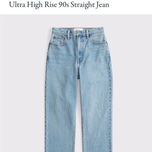 Abercrombie & Fitch 90s Straight Jean